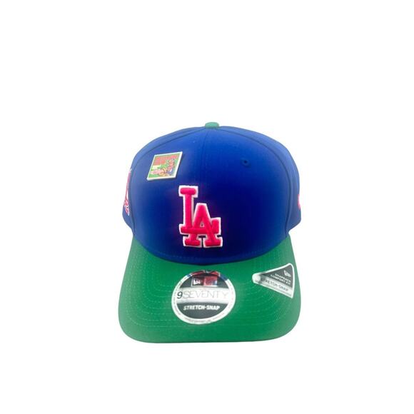 Los Ángeles Dodgers Big League Chew Royal/Gree New Era 9seventy Stretch Snap Cap - Picture 11 of 13